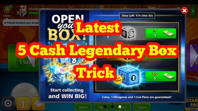 5 cash legendary box trick